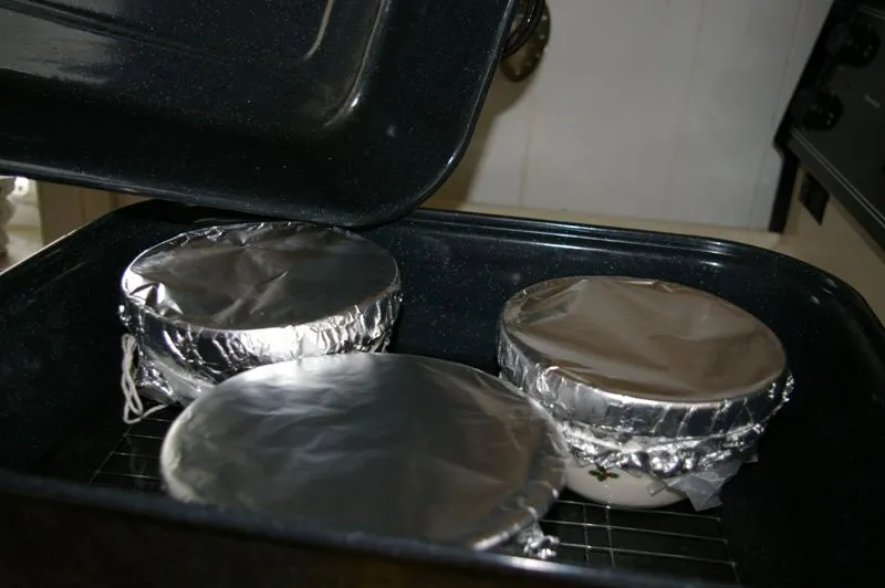 Steaming pudding